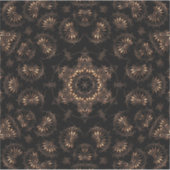 Bronzen Tijdperk Mandala Sticker (Voorkant)