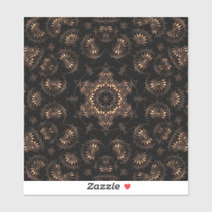 Bronzen Tijdperk Mandala Sticker