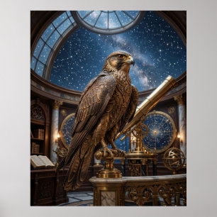 Bronzen Valken Observatorium Poster