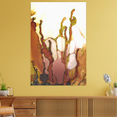 bronzen verbeelding canvas afdruk (Insitu (Woonkamer))