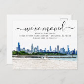 Bronzeville Chicago Moving Announcement Briefkaart (Voorkant / Achterkant)