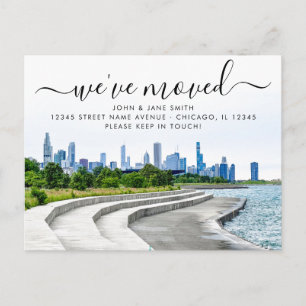 Bronzeville Chicago Moving Announcement Briefkaart