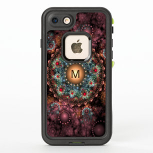 Brooch Fractal Art: met monogram