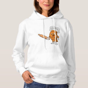 Brood als Cook met rolpin Hoodie