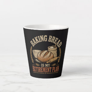 Brood Bakken is Mijn Pensioenplan Latte Mok