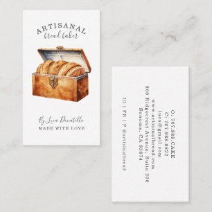 Brood Bakkerij Bakker Bedrijfskaart Visitekaartje