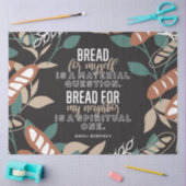 Brood citeert van Nikoli Berdyaev Tissuepapier (Craft)