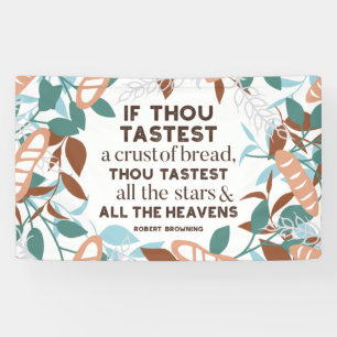 Brood citeert van Robert Browning Spandoek