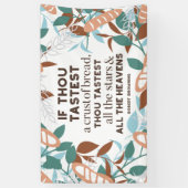 Brood citeert van Robert Browning Spandoek (Verticaal)