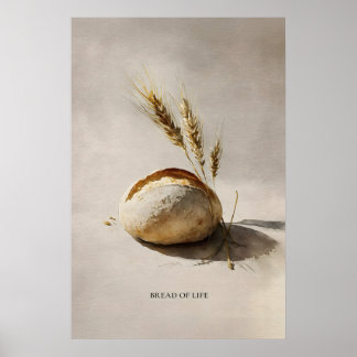Brood Des Levens Christelijke Printbare Muurkunst Poster