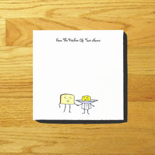 brood en boter aangepaste script stickies post-it® notes