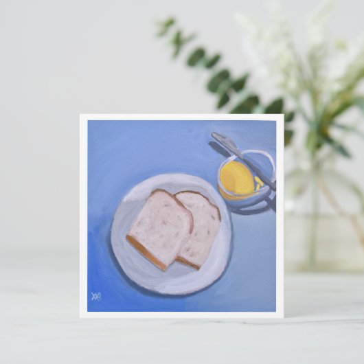 Brood en boter kaart (Staand voorkant)