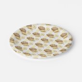 Brood en Boter Samen Bruidsmeisjesfeest Papieren Bordje (Gekanteld)