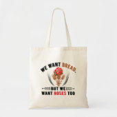 Brood en Rozen Canvas tas (Voorkant)