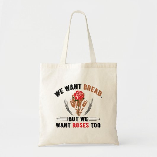 Brood en Rozen Canvas tas (Voorkant)