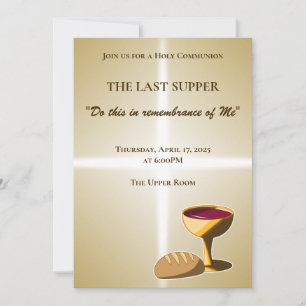 Brood en wijn: het laatste avondmaal kaart