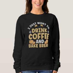 Brood gebakken koffiebakker trui