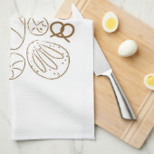 Brood Ingrediënten Tea Towel Theedoek (Quarter Fold)