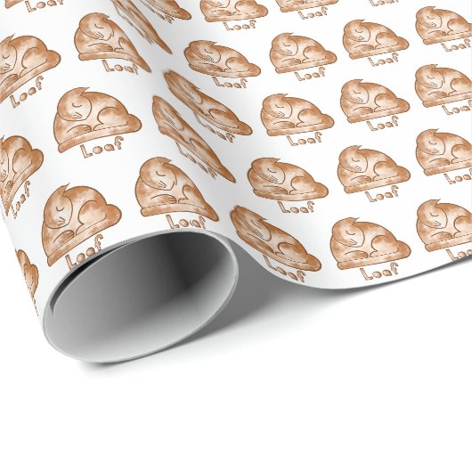 Brood Kat Cadeaupapier (Rol Hoek)