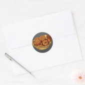 Brood mandje ronde sticker (Envelop)