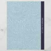 Brood | Ontvanger divider | Blauwe Floral (Voorkant)