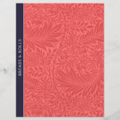 Brood | Ontvanger divider |  Rode Floral (Achterkant)