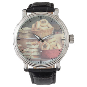 Brood op Farmer's Market Horloge