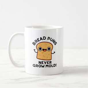Brood Puns groeit nog nooit kruimel Koffiemok