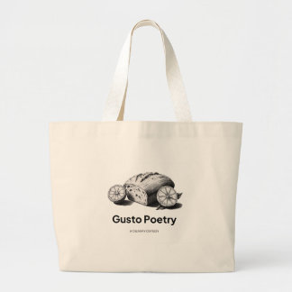 Brood & Sinaasappel Gusto Poëzie Grote Tote Bag