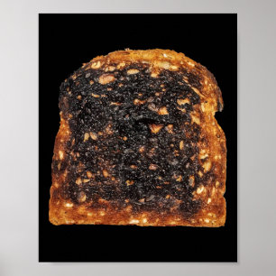 Brood-toast-verbrand halloween kostuum poster