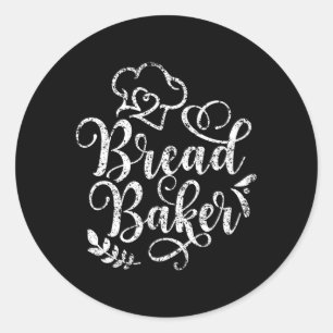 Broodbakker Bake Baking Loaf Ronde Sticker