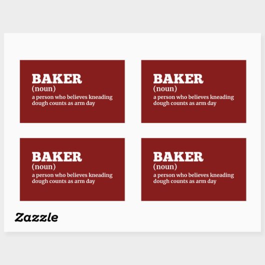 Broodbakker Funny Definition Sticker (Vel)