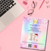 Broodbakkerswinkel — holografische logo qcode flyer