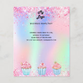 Broodbakkerswinkel — holografische logo qcode flyer (Voorkant)