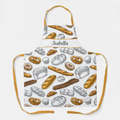 Broodbakpatroon gepersonaliseerd met aangepaste te schort (Voorkant)