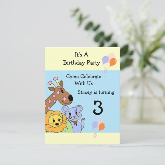 Brooddieren en Oerwouden Kaart (Staand voorkant)