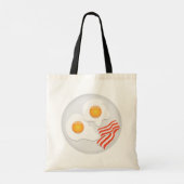 Broodeieren en Canvas tas van Bacon Breakfast (Achterkant)