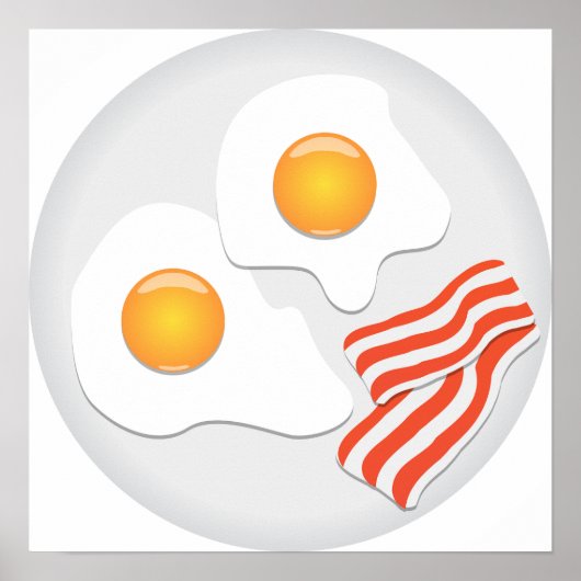 Broodeieren en Poster van Bacon (Voorkant)