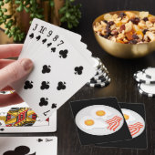 Broodeieren en slagkaarten voor Bacon Pokerkaarten (Insitu)
