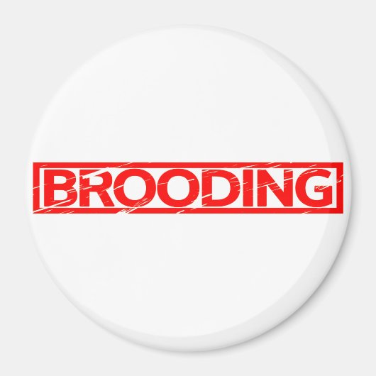 Brooding Stamp Magneet (Voorkant)