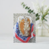 Broodje herring néerlandais avec carte postale Oni (Debout devant)