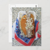 Broodje herring néerlandais avec carte postale Oni (Devant / Derrière)