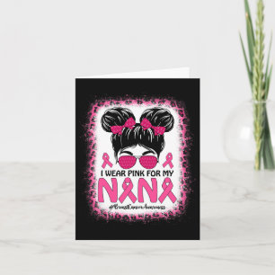 Broodje Ik draag roze voor mijn oma borstkanker be Kaart