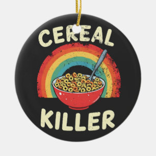 Broodje Killer Mens Eten Pun Echte Misdaad Keramisch Ornament