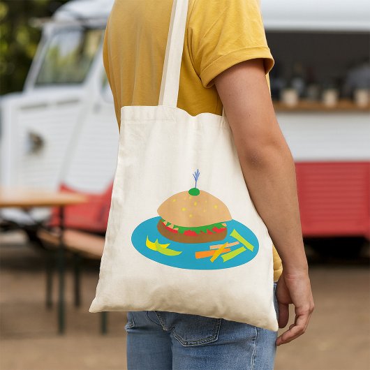 Broodje met Veggie Sides Fun Food Tote Bag
