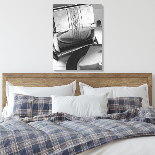 broodrooster zwart en wit verpakt canvas (Insitu (Slaapkamer))