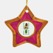 Broodster: houthargie keramisch ornament (Achterkant)