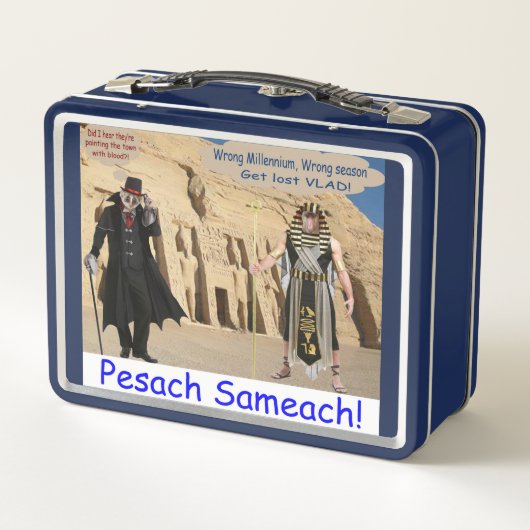 Broodtrommel. Gelukkig Pascha. loris/aap (Achterkant)