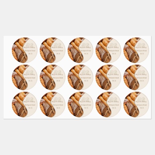 Broodvariëteiten Etiketten Labels (Vel)
