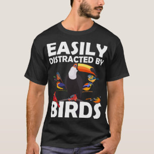 Broodvogel voor mannen die vogelwateren bevallen t-shirt